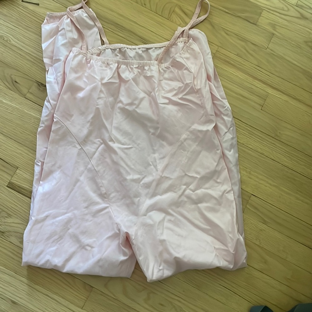 Pink warm up ballet jumper